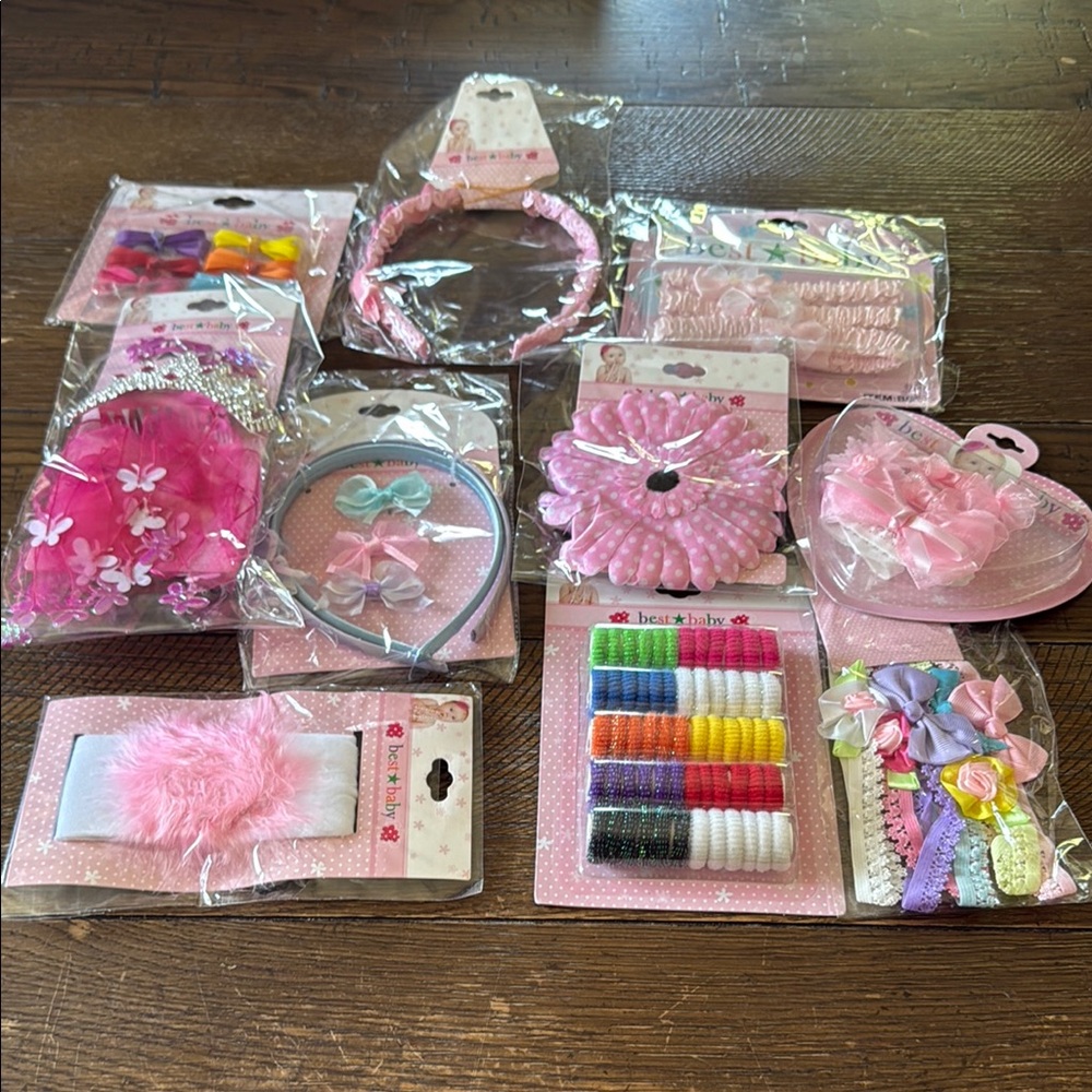 2/$10 Colorful Hair Accessories Set 10 sets